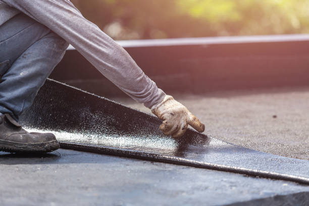 Professional Waterproofing technician working in Windsor, NJ